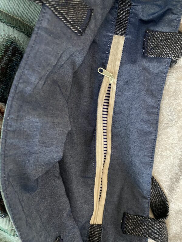 Jeanstasche mit Baumwollpaneele Anker – Bild 4