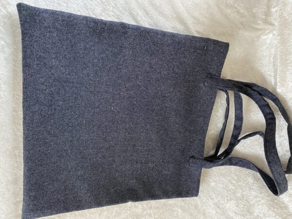 Jeanstasche mit Baumwollpaneele Möve – Bild 2